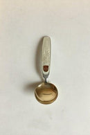 Anton Michelsen Gilded Sterling Silver commemorative spoon