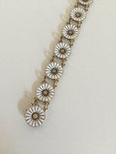 Anton Michelsen Daisy bracelet made of sterling silver with enamel.