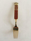 Anton Michelsen Commemorative Fork In Gilded Sterling Silver from 1960. 