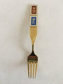 Anton Michelsen Commemorative Fork In gilded sterling Silver from 1964.
