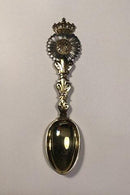 Anton Michelsen Commemorative Spoon In Gilded Sterling Silver from 1921