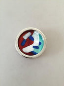 Anton Michelsen Inger Hanmann Lid/paperweight in Sterling Silver & Enamel