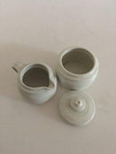 Arabia Finland Creamer and Sugarbowl with lid in Stoneware-porcelain
