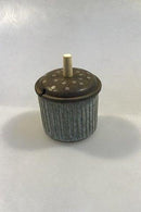 Arne Bang Marmeladenglas aus Steingut mit Holzdeckel