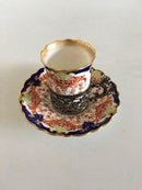 Aynsley Mokka kop med Sterling Sølv