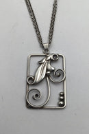 B Meyer Sølv Vedhæng (Med kæde)