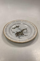 Royal Copenhagen Privat gemalt Flora Danica Fisch Teller Nr 3549