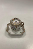 Royal Copenhagen Privately Painted Flora Danica Cream Cup No 3514