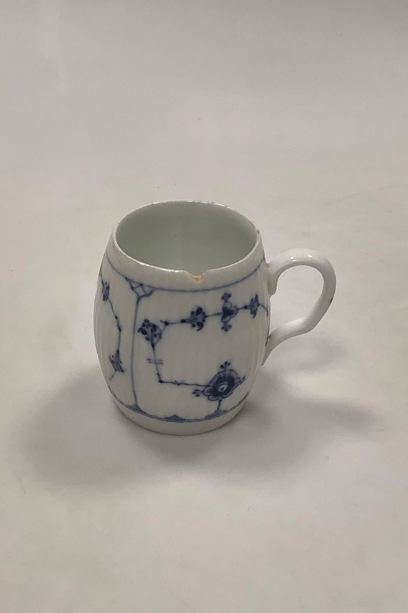 Royal Copenhagen Musselmalet Riflet Sennepskrukke uden låg No. 137