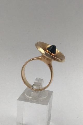 Bent Gabrielsen 14K Guld Ring (Safir)