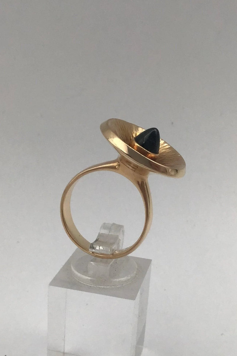 Bent Gabrielsen 14K Guld Ring (Safir)