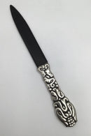 Bernhard Hertz Early Silver (826) Ebony letter opener