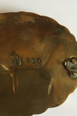 Billedramme af messing. Mogens Ballin/Siegfried Wagner