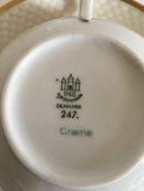 Bing & Grondahl Aakjaer Cream Soup Cup with Lid and Saucer No 247
