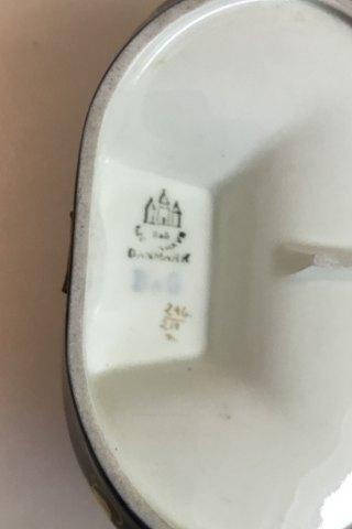 Bing & Grøndahl Art Nouveau Askebæger med tændstikholder No 246/219 PMN