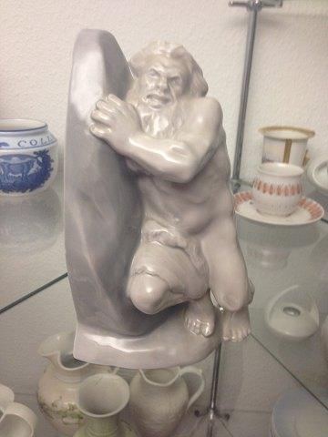 ビング＆グロンダール アールヌーボーブックエンド シシフォスNo2100