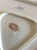 Bing & Grøndahl Art Nouveau trekantet skål med summerfugl