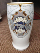 Bing and Grondahl Art Nouveau Unique vase by Elisabeth Drews Kofoed with gold and enamel glaze