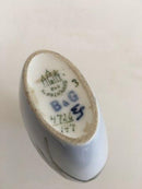 Bing & Grøndahl Art nouveau Unika vase af Emma Krogsbøll med sølv indlæg