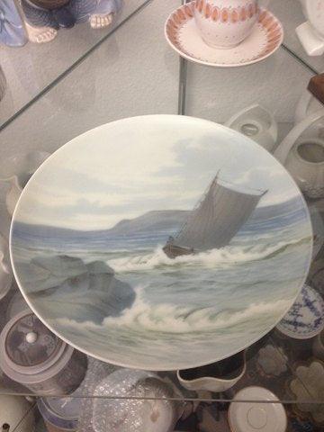 Bing & Grøndahl Art Nouveau Wall Plate No 3904/357-20.