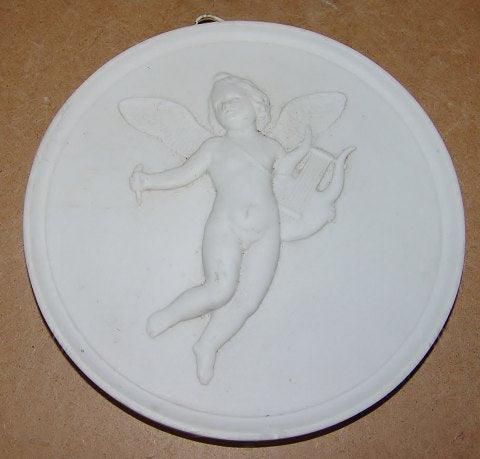 Bing & Grøndahl Biscuit Platte Poesiens Genius No 104