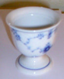 Bing und Grondahl Blau bemalte Musselmalet Eierbecher