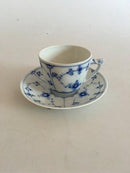 Bing & Grøndahl Blåmalet Musselmalet Kaffekop og underkop No 102