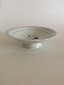 Bing Grondahl Demeter / Blue Cornflower Cake Bowl on Foot No 428