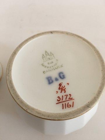 Bing & Grondahl Hans Tegner lidded vase with faun No 3172/1161