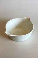 Bing & Grøndahl Henning Koppel Hvid Fad med hanke No 401