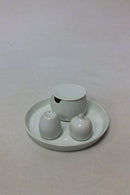 Bing & Grøndahl Henning Koppel Sennep, Salt- Peberbøsse og bakke no 541 551, 552 og 361