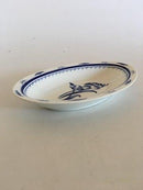 Bing & Grøndahl Jubilæumsstel / Blå Nellike Oval Skål