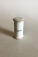 Bing Grondahl Capers Spice Jar No 497 from the Pharmacy Series