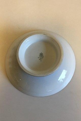 Bing & Grøndahl Måge med guld Kagefad på fod No 206