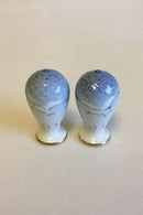 Bing & Grondahl Möwe mit Gold Salz- und Pfefferstreuer Nr. 52 B