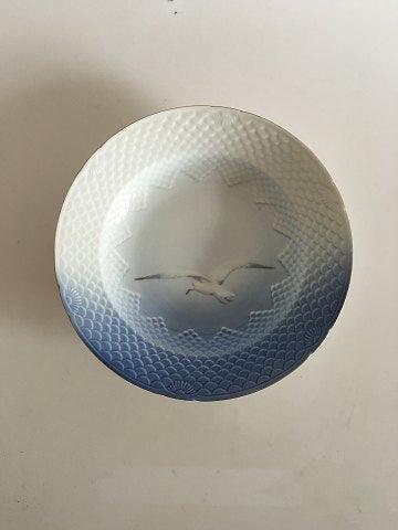 Bing & Grøndahl Måge med Guld Stor Dyb Tallerken No 322/22