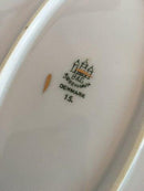 ビング＆グロンダール カモメと金のオーバル型サービングディッシュ No.15