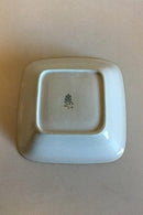 Bing & Grøndahl Saksisk Blomst, Håndmalet Firkantet Skål No 230