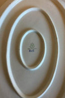 Bing & Grøndahl Saksisk Blomst, Håndmalet Stort Ovalt fad