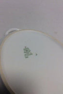 Bing & Grondahl Saxon Flower, White Leaf shaped dish no 199