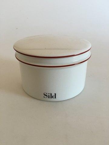 Bing and Grondahl Sild (Herring) Jar with Lid No. 553 from the Apothecary Collection