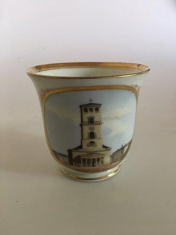 Bing & Grondahl Frühe Tasse mit Motiv der Frauenkirche