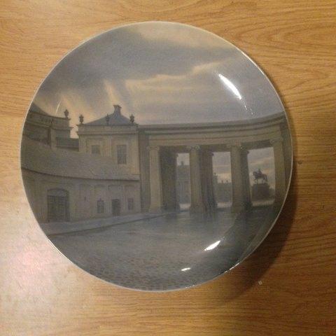 Bing & Grondahl Unika Gewicht Teller mit Amalienborg von 1914-1915