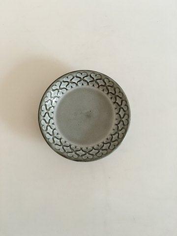 Bing & Grondahl/Crown Jew Stoneware Grey Cordial Asiette/Butter Bowl No 332