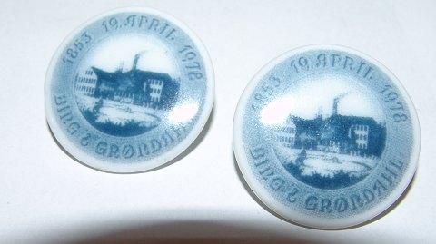 Bing & Grondahl 125th Jubilee Brooch/button