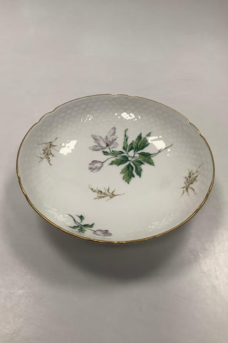 Bing og Grøndahl Art Nouveau Anemone Rund Skål