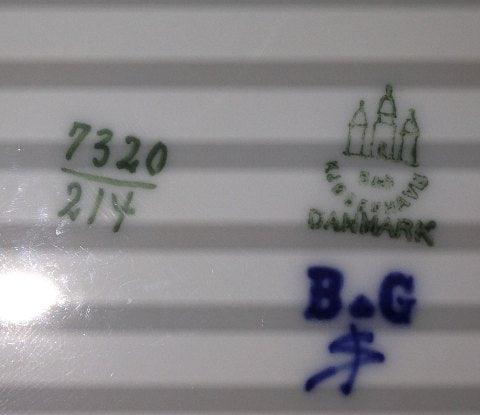 Bing og Grøndahl Art Nouveau Vase/blomsterskål No 7320/214