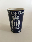 Bing og Grøndahl Bæger til ære for Kong Oscar II 25 år som konge