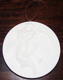 Bing og Grøndahl Biscuit Platte Nat No 123. Gravstedsplatte