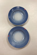Bing and Grondahl Blue Tone Hotel Small Deep Plate No. 710/1006 - CHIPPED